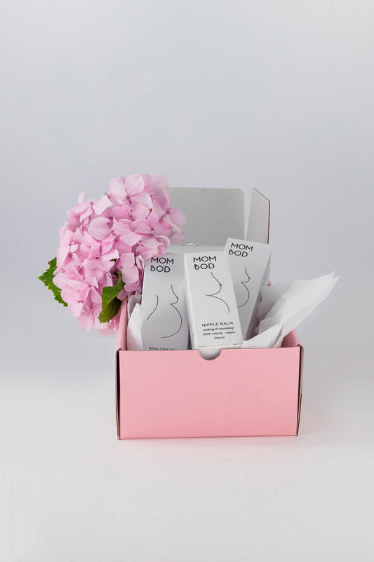 Mom Bod Gift Box - Spoiling Mom @ Baby Shower YAY!